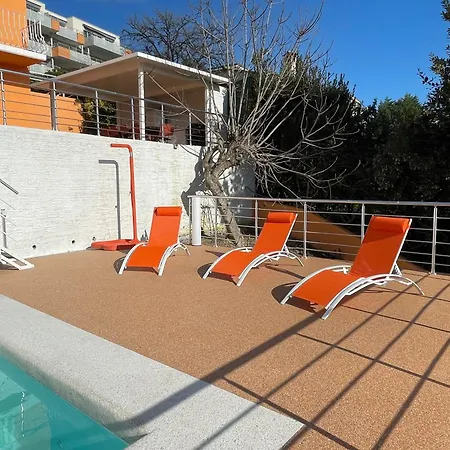 Villa New 1br Ac Private Pool Mountain View Cagnes-sur-Mer