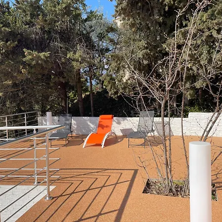 New 1br Ac Private Pool Mountain View וילה קאן סור מר